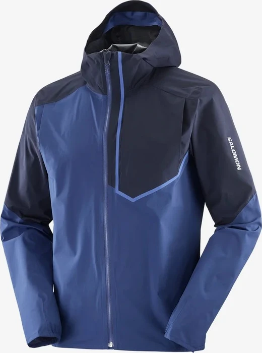 Salomon Bonatti Trail Laufjacke navy peony/night sky (Herren)
