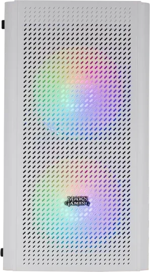 Mars Gaming MC300 White, Glasfenster