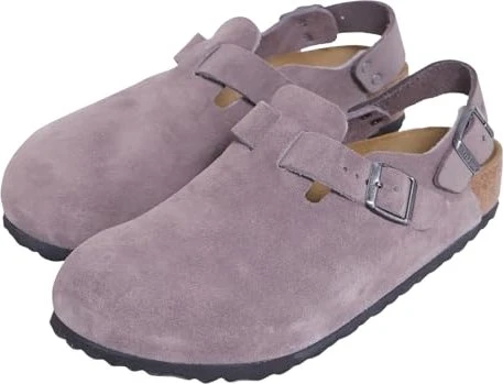 Birkenstock Tokio Veloursleder faded purple