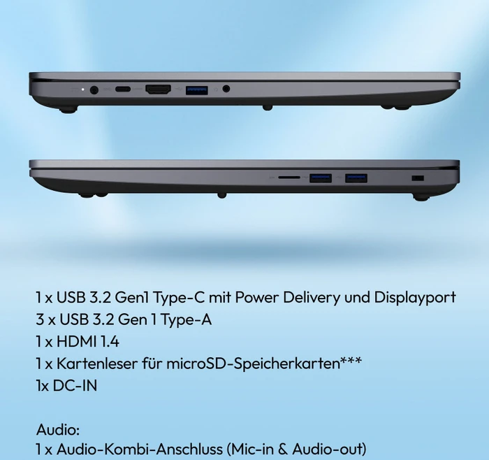Medion Avantum 17 E1i, Core i7-13620H, 32GB RAM, 1TB SSD, DE