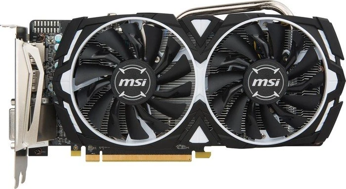 MSI Radeon RX 470 Armor 4G OC, 4GB GDDR5, DVI, HDMI, 3x DP