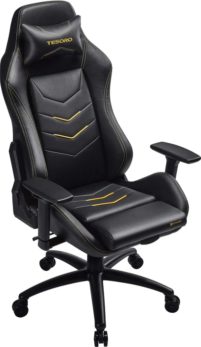 Tesoro Alphaeon S3 Gamingstuhl, schwarz/gelb