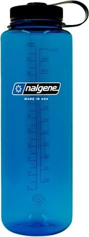 Nalgene Wide Mouth Sustain Silo Trinkflasche 1.4l blau