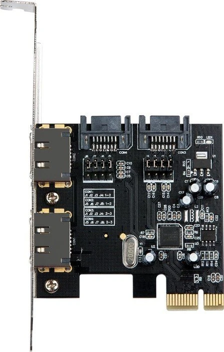 i-tec 2x SATA/2x eSATA, PCIe 2.0 x1