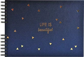 Exacompta Spiralalbum, 32x22cm, 50 Seiten, Life blau