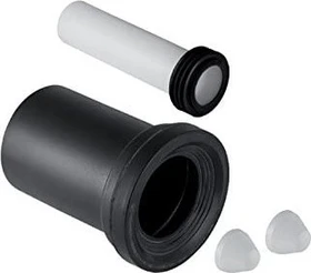 Geberit Anschlussset für Wand-WC, Länge 18.5cm, weiß-alpin, ø90mm