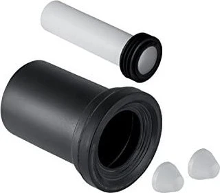 Geberit Anschlussset für Wand-WC, Länge 18.5cm, weiß-alpin, ø90mm