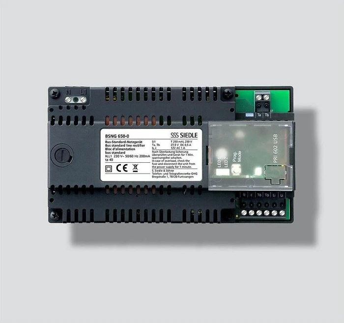 Siedle BSNG 650-0 Bus-Standard-Netzgerät, 9TE REG