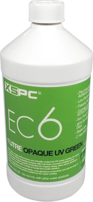 XSPC EC6 Coolant Opaque UV Green, Kühlflüssigkeit, 1000ml