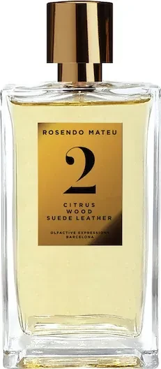 Rosendo Mateu No. 2 Citrus Wood Suede Leather Eau de Parfum, 100ml