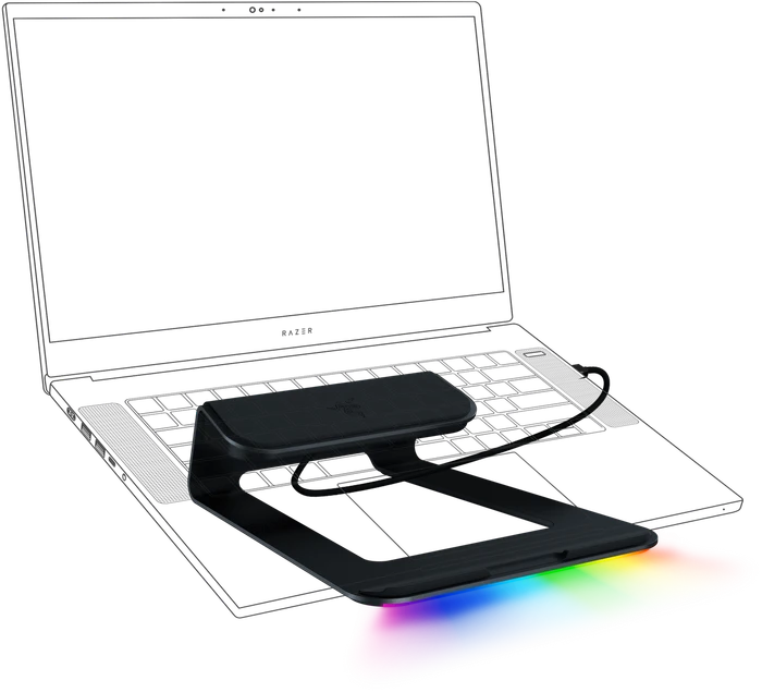 Razer Laptop Stand Chroma V2, Notebook-Stand