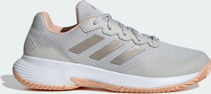 adidas Gamecourt 2.0 grey one/cyber metallic/powder coral (Damen)