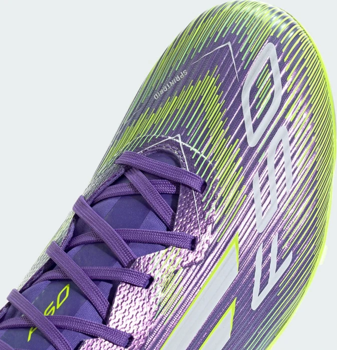 adidas F50 League FG/MG purple rush/cloud white/lucid lemon