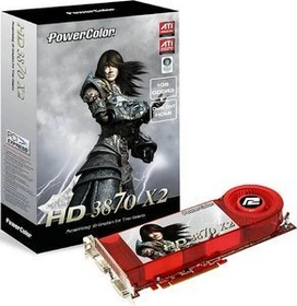 PowerColor Radeon HD 3870 X2, 2x 512MB DDR3, 2x DVI, S-Video