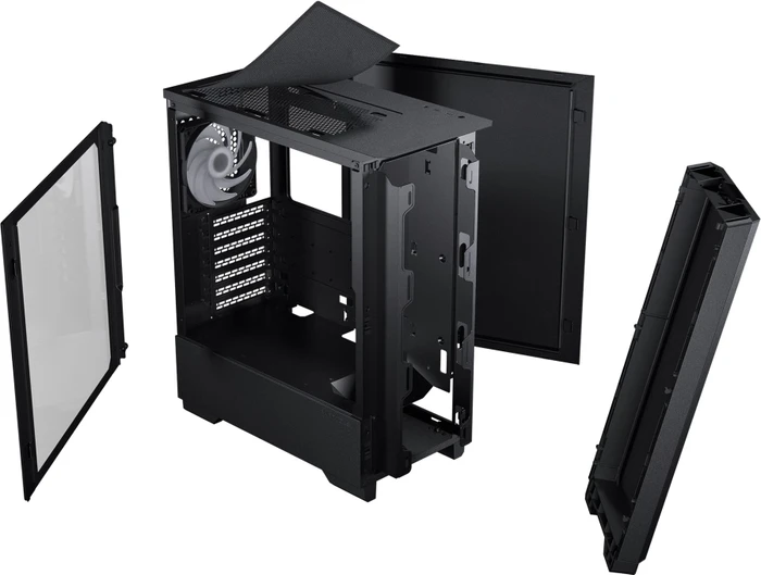 Phanteks Eclipse G300A, schwarz, inkl. 1x Lüfter, Glasfenster