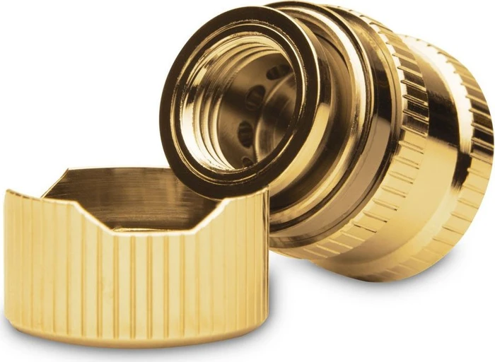 EK Water Blocks Quantum Line EK-Quantum Torque Drain Valve, G1/4", gold