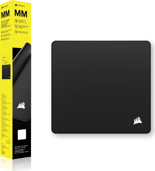 Corsair MM Gaming Mouse Pad - Medium 320x300mm, schwarz
