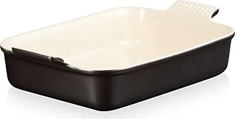 Le Creuset Auflaufform Tradition rechteckig 39x25.4cm 4l schwarz matt