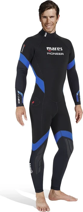 Mares Pioneer Nasstauchanzug 7/7/7mm schwarz/blau (Herren)