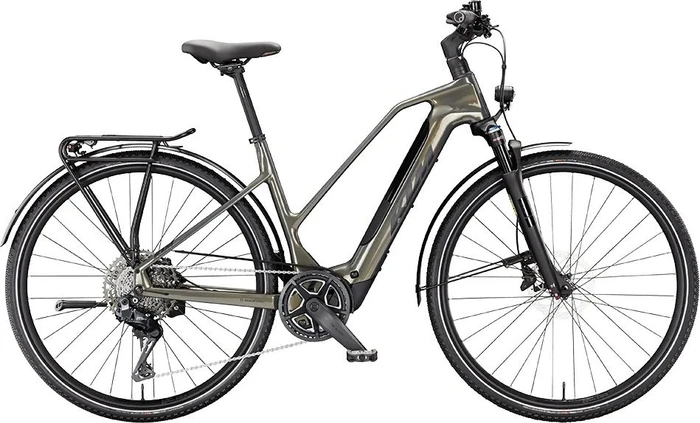 KTM Macina Sport SX Elite Di2 Trapez olive pearl