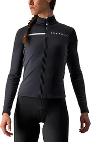 Castelli Sinergia 2 FZ Trikot langarm light black/white (Damen)