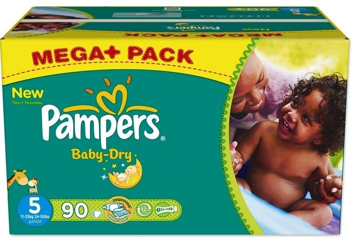 Pampers Baby-Dry Gr.5 Einwegwindel, 11-25kg