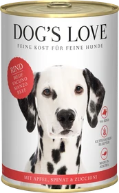 PetCo Dog's Love Classic Rind mit Apfel, Spinat und Zucchini, 400g