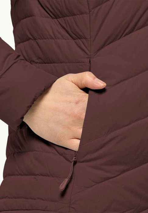 Jack Wolfskin Tundra Down Funktionsjacke dark maroon (Damen)