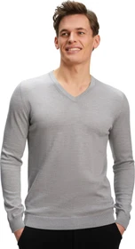 Falke Basic Apparel V-Ausschnitt Pullover light grey (Herren)
