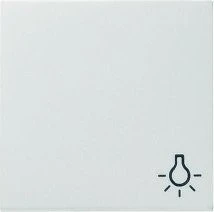 Gira Wippe mit Symbol Licht, reinweiß seidenmatt