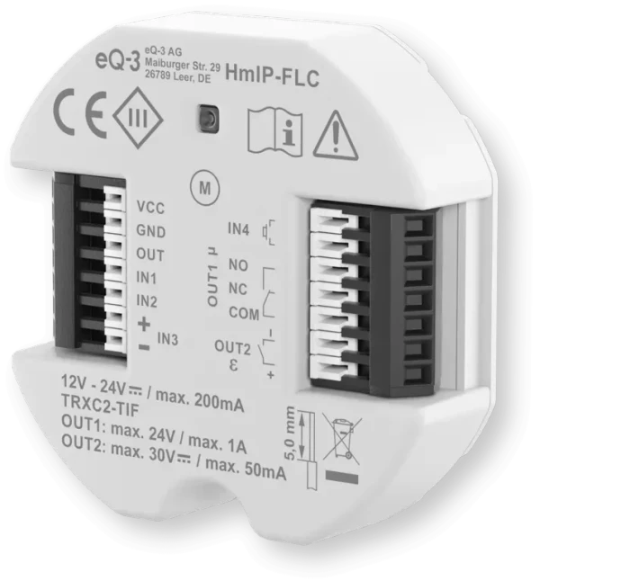 eQ-3 Homematic IP Universal Motorschloss Controller, Unterputz, Schaltaktor