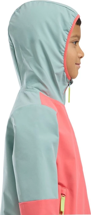 Jack Wolfskin Turbulence Hooded Funktionsjacke sunset coral (Junior)