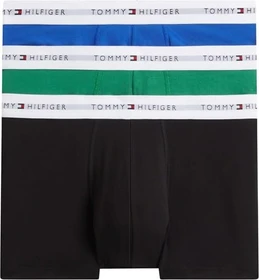 Tommy Hilfiger Trunks mit Signature-Logo 3er-Pack Boxer Briefs alaskan green/black/noble blue (Herren)