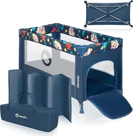 Lionelo Stefi 2in1 Reisebett blue navy