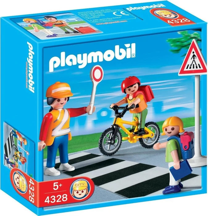 playmobil City Life Schulweghelferin mit Kindern