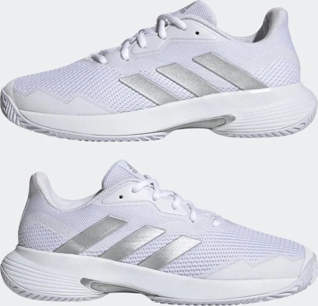 adidas Courtjam Control cloud white/silver metallic (Damen)