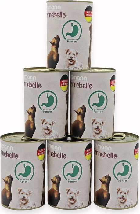 Eggersmann Carnebello Nassfutter mit Pansen, 2.40kg (6x 400g)