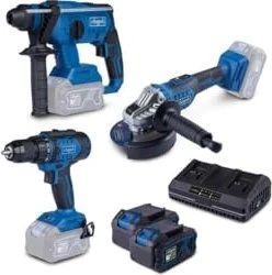 Scheppach BPS100 Akku-Maschinenset inkl. 2 Akkus 4.0Ah