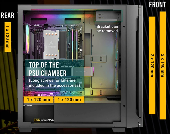 Antec P10C, schwarz, schallgedämmt