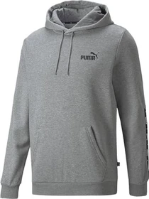 Puma Essentials+ Tape Hoodie medium grey heather (Herren)