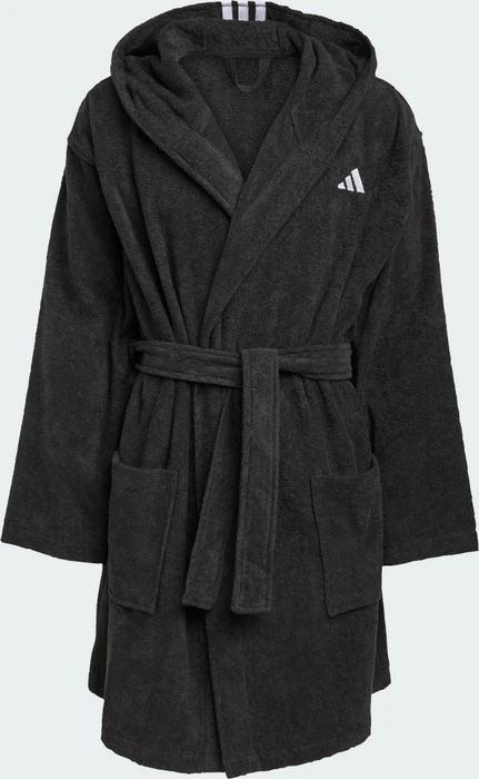 adidas Hooded Bademantel schwarz