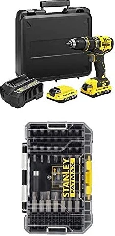 Stanley FatMax SFMCD721D2K Akku-Schlagbohrschrauber inkl. Koffer + 2 Akkus 2.0Ah