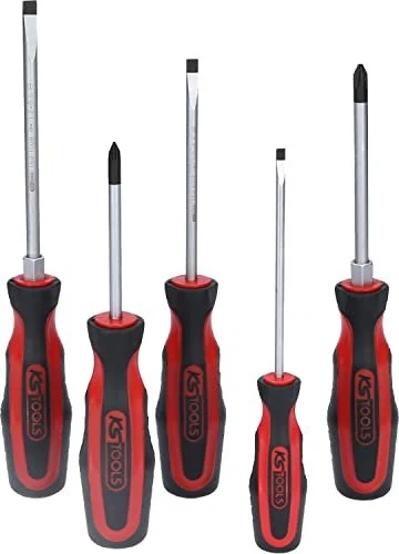 KS Tools ERGOTORQUEplus Schraubendrehersatz, 5-tlg.