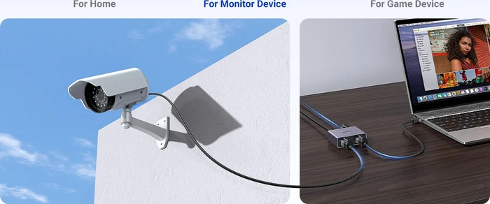 Ugreen Gigabit Switch, 3x RJ-45