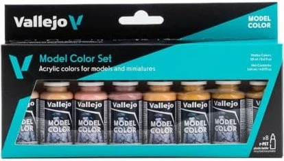 Vallejo Model Color Face/Skin Colors Farbset, 8-tlg.