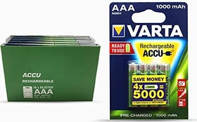 Varta Photo Accu HC1000AAA NiMH 1000mAh, 4er-Pack