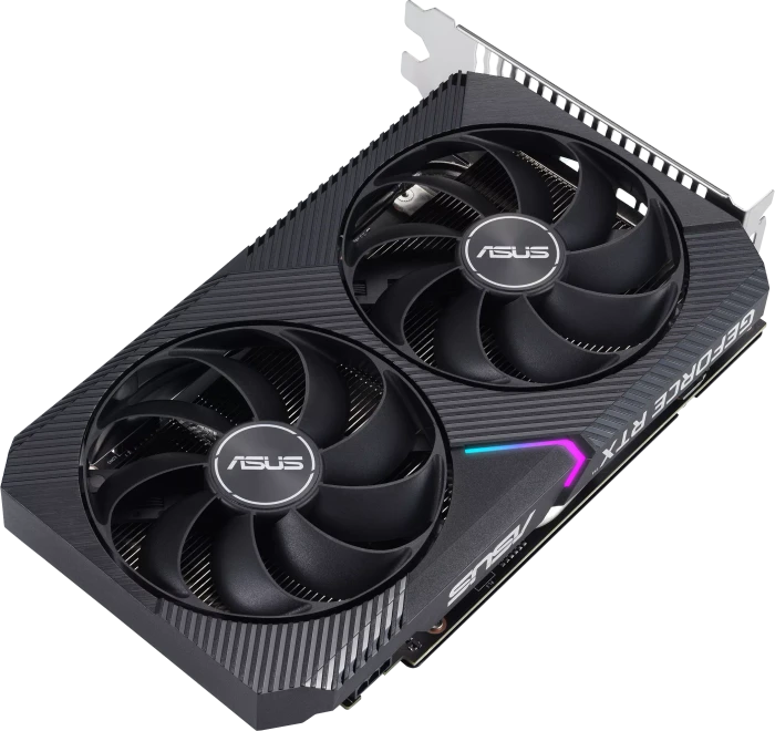 ASUS Dual GeForce RTX 3050 V2, DUAL-RTX3050-8G-V2, 8GB GDDR6, DVI, HDMI, DP