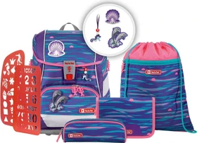 Step by Step 2in1 Plus Shiny Dolphins Schultaschen-Set, 6-tlg.