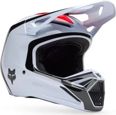 Fox Racing V1 Flow weiß/rot/schwarz