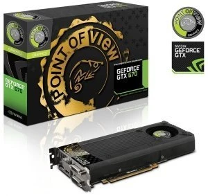 Point of View GeForce GTX 670 Single Fan, 2GB GDDR5, 2x DVI, HDMI, DP